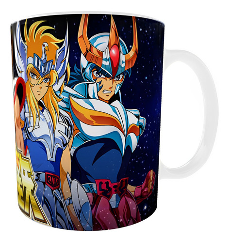 Taza Saint Seiya Caballeros Del Zodiaco Santos De Bronce V1