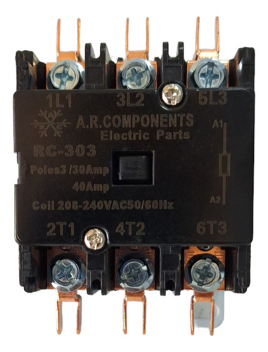 Contactor A.r.components 3 Polos 30amp 220vac