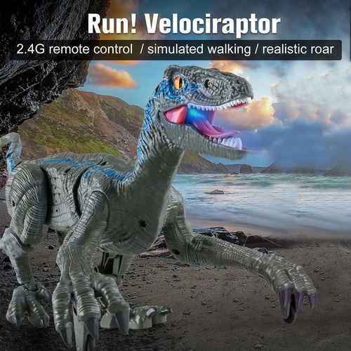 Juguete De Control Remoto Dinosaurio Juguete Grande Plata