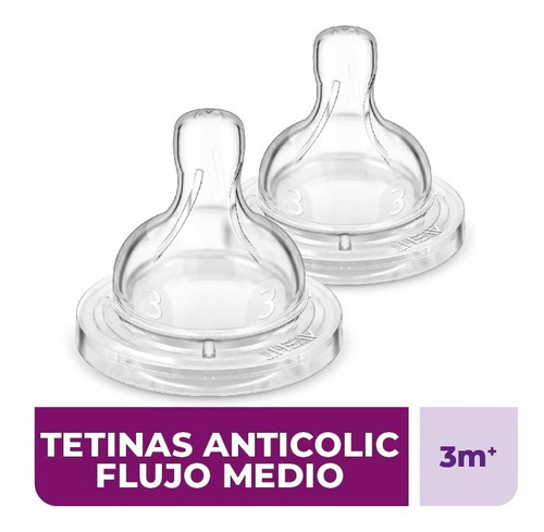 Imagen 4 de 7 de Tetinas Avent Classic Blister X2 Uds.todas Las Medidas