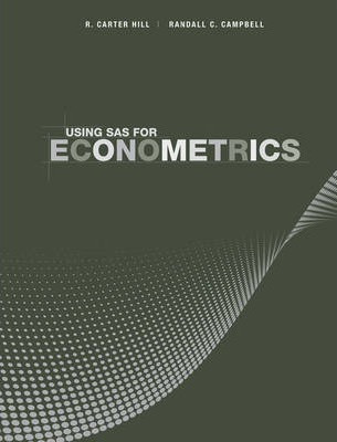 Libro Using Sas For Econometrics - R. Carter Hill