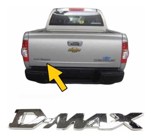 Emblema Palabra D-max De Chevrolet Luvdmax