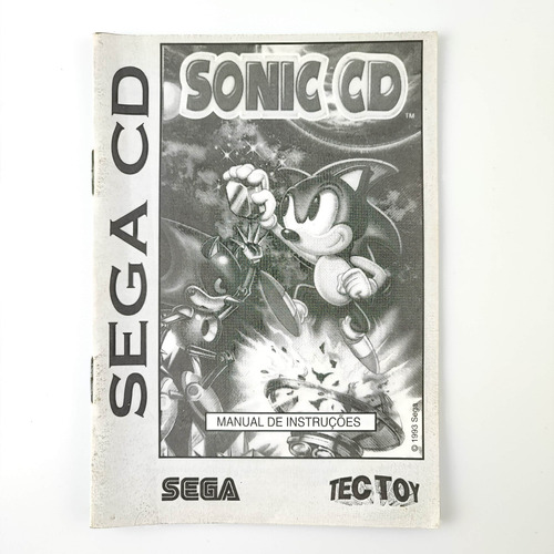 Manual Sonic Cd Tec Toy Sega Cd (promo)