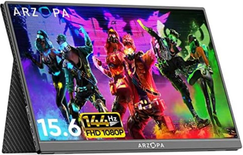 Arzopa 15.6 144hz Monitor Portátil Para Juegos, 100% Srgb 10