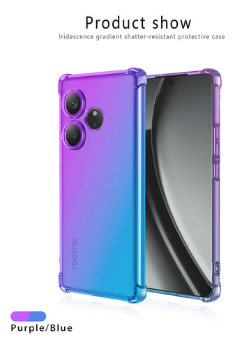 Funda Para Realme Gt6 5g Antishock Transparente Case