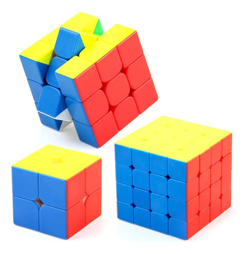 Imagen 5 de 6 de Set De 4 Cubos Mágicos Moyu