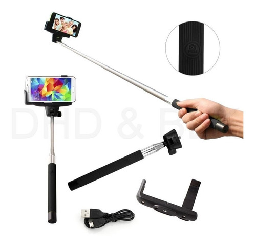 Selfie Stick 107cm Bluetooth Disparador Remoto
