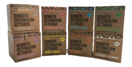 Pack Bombitas Defumacion Sagrada Madre X 8 Cajas De 8
