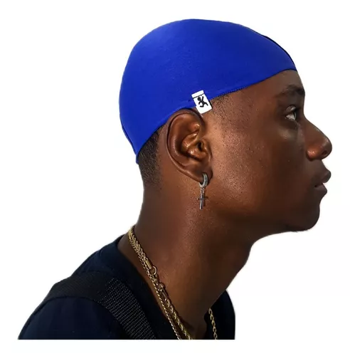 Bandana Touca Durag Branca E Plastic Bag 360 Waves Hip Hop