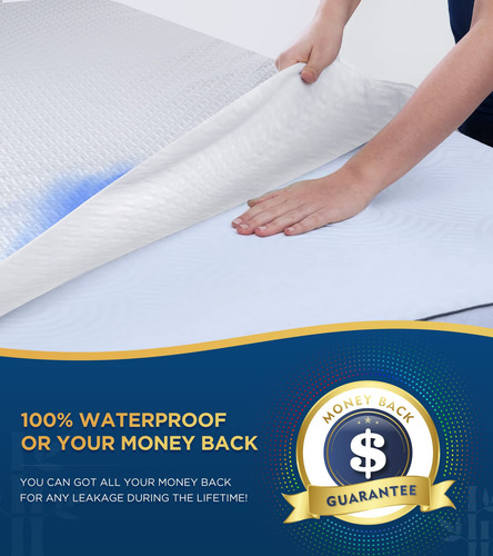 Protector De Colchón King Impermeable Y Transpirable 3d