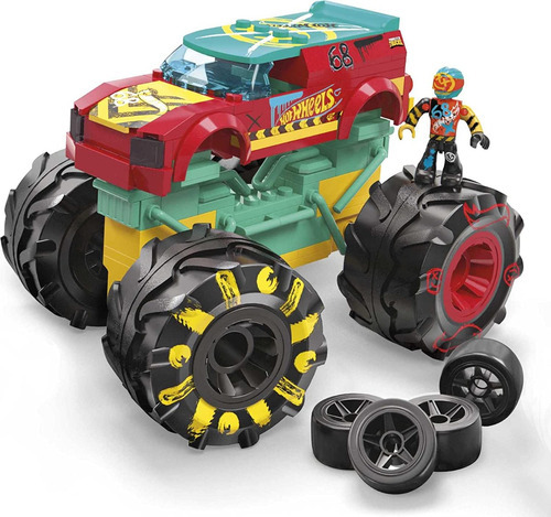 Mega Bloks Hot Wheels  Monster Truck Demo Derby Hhd18 140pcs Quantidade De Peças 140