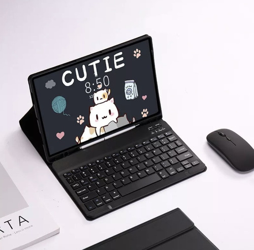 Funda Teclado Para Samsung Galaxy Tab A7 Lite Sm-t220+ratón