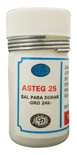 Sal Para Dorar Metales Finos, Asteg 25