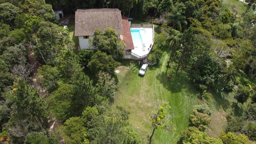 Imagem 4 de 30 de Chácara À Venda 4.600m2 Terreno, Casa 485m2 Piscina Estrada Julio Rocha Bairro Do Monjolo Em Juquitiba - Sp - Ch07787 - 70289503
