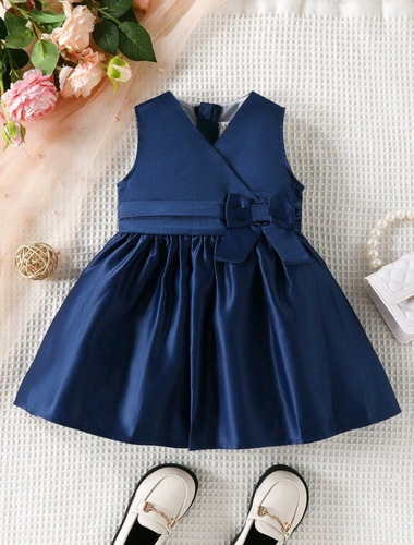 Vestido De Fiesta Para Bebe #22 9-12 Meses