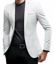 Comprar Saco Blanco Hombre Entallado Saco Entallado Blaser ,local
