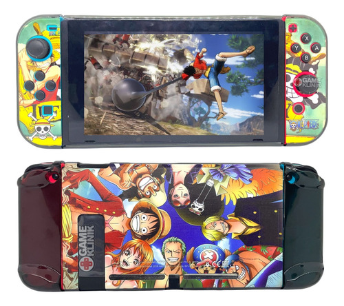 Funda Case Protector Acrílico One Piece Para Nintendo Switch