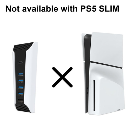 Hub Usb Yoxzus Para Ps5, Compatível Com Expansor De Porta Us