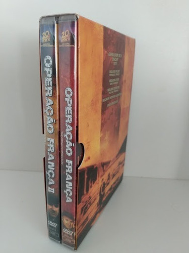 Box Operação E França I E Ii - C/ Luva E 3 Dvds! Zerado!!! (Usado)