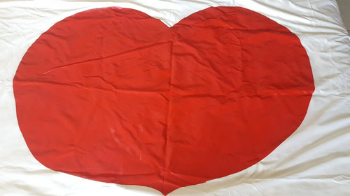 Bandera Corazon 14 Feb Amor Enamorado 300x150 Cm