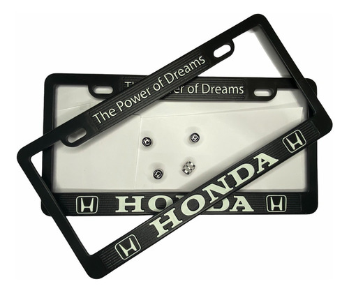 Juego Portaplacas Honda City Civic Insight Accord Hr-v Cr-v