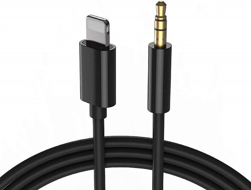 Cable Auxiliar Para iPhone 3.5 Mm Audio 1m Alta Calidad