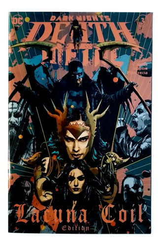 Comic Dark Knigths Death Metal #3  Lacuna Coil Bandas Foil