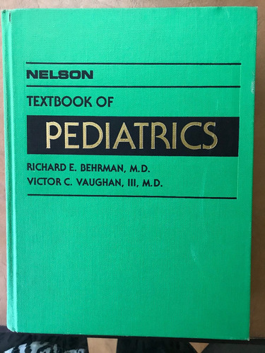 Libro Medicina Pediatria - Nelson- Inglés
