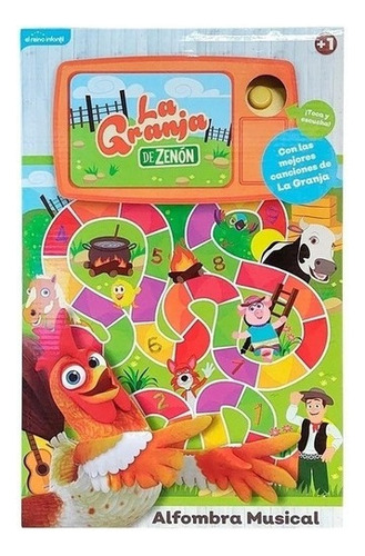 Alfombra Musical Para Bebe 74cm La Granja De Zenon - 11299