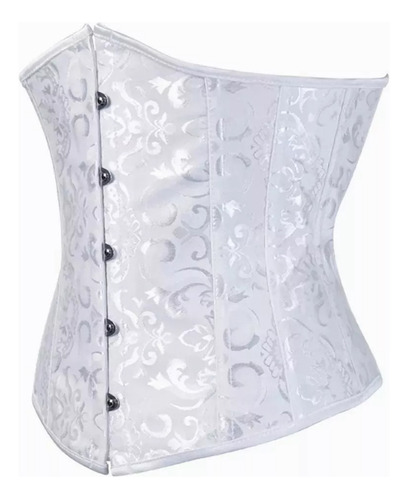 Corset Underbust Blanco Victoriano