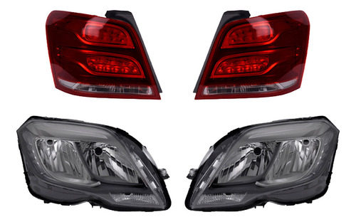 Paq Calaveras Y Faros Mercedes-benz Glk 2013/2015 Depo