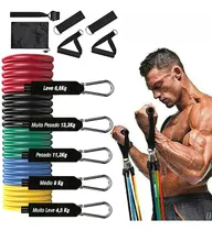 Comprar Jcanova Store Kit Elásticos Academia 11 Peças Borracha Corda Tubos Alças Âncoras Crossfit Elastico Extensor Faixa Elástica Exercício Treinos Fisioterapia Funcional Ginastica Látex Musculaçã
