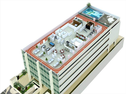 Fd199 - Apartamento 3 Dormitorios, Suite No Canto Do Forte Em Praia Grande Com Lazer Completo. - Fd199