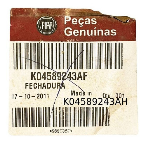 Trava Porta Malas Grand Caravan 2009 K04589243ah +