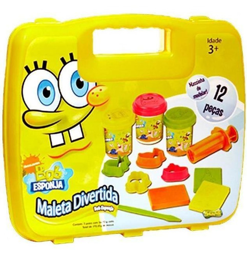 Maleta Divertida Bob Esponja 12 Peças