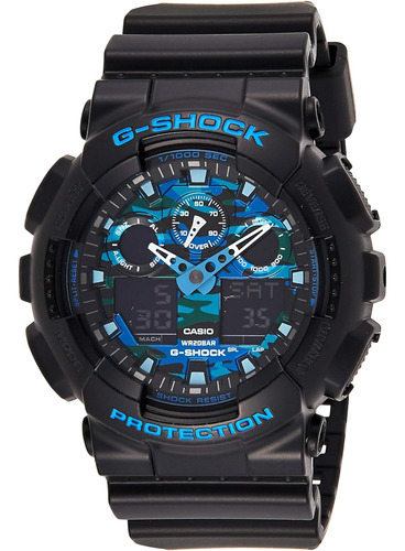 Reloj Casio  Ga100cb-1a  G-shock Graphic Resina Quartz Men's