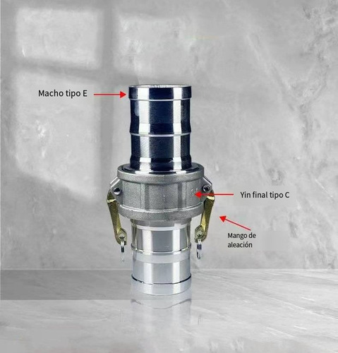 Conexión Rápida Motobomba Aluminio 2 Pulgadas Hembra Y Macho