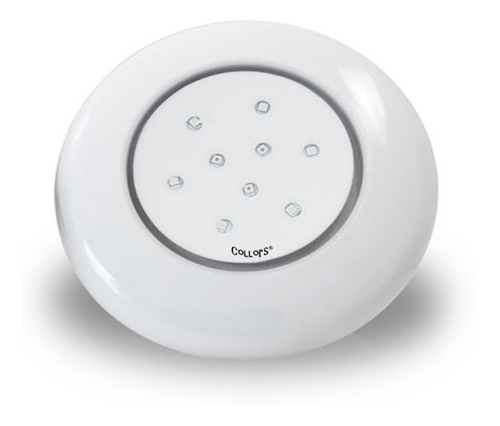 Lampada Piscina Alto Alcance 9w Led Rgb Cores 130mm 1/2pol
