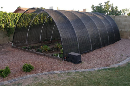 Tela Sombrite Com Prendedores 50% Preta - 10m X 16m