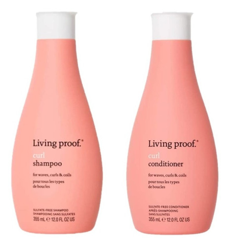 Living Proof Kit Curl Shampoo + Acondicionador X 355 Ml