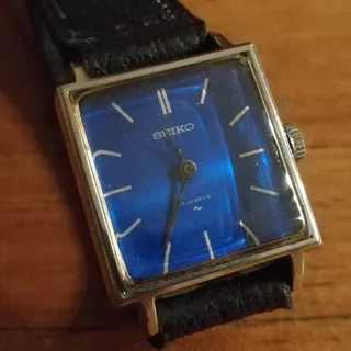 Reloj Seiko Tank Blue ( Dama ) Japan Coleccion