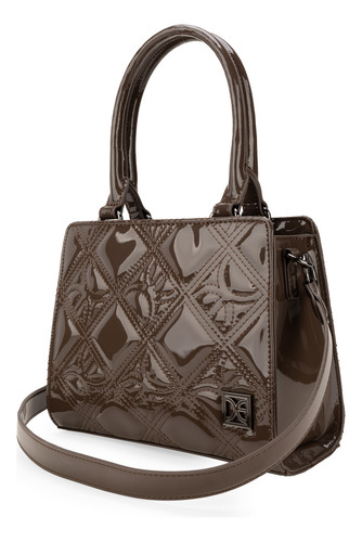 Bolsa Satchel Cloe Irikani Mediano Color Marrón