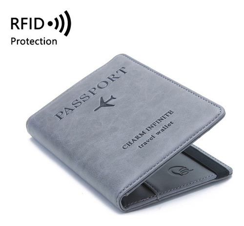 Funda Tipo Cartera Con Blindaje Rfid Para Pasaporte