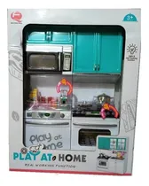 Comprar Cocina Con Luces, Sonidos Y Accesorios Para Muñecas