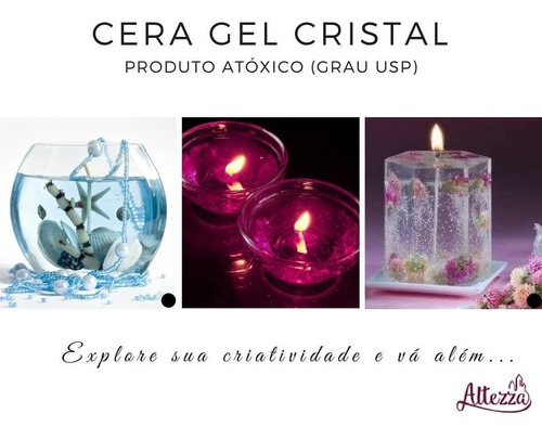 Parafina Gel Macia E Dura Um Pote De Cada 2 X 390g = 900ml