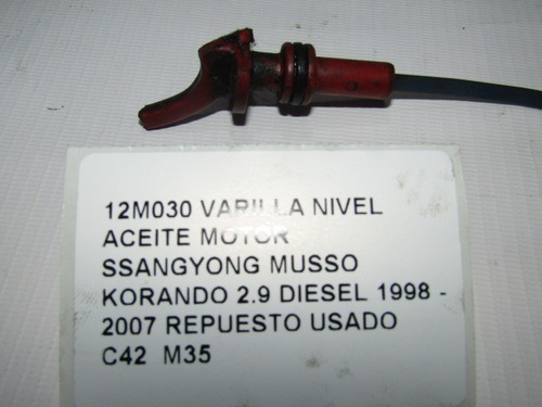 Varilla Nivel Aceite Ssangyong Musso Korando 2.9 1998 - 2007