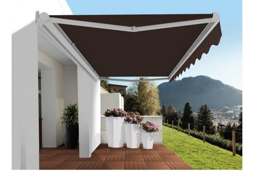 Toldo Retractil De Pared Enrollable De 4x2.5 Mts Plegable 