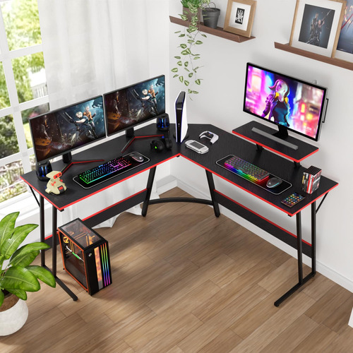Paylesshere Escritorio Esquinero En Forma De L Para Juegos