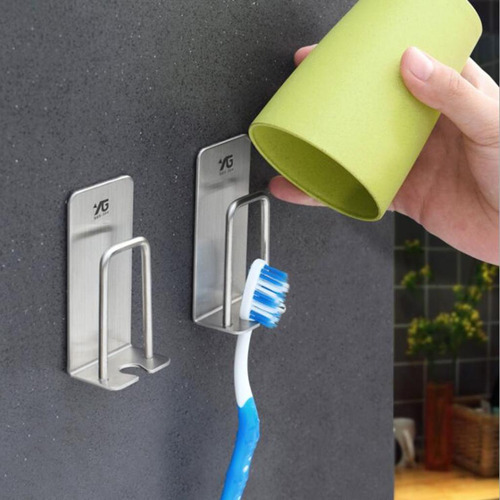 // 2 Soporte De Cepillo De Pared Accesorios Organizador