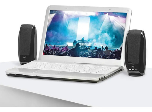 Parlantes Logitech S150 2.0 Multimedia Black Usb Pc Notebook